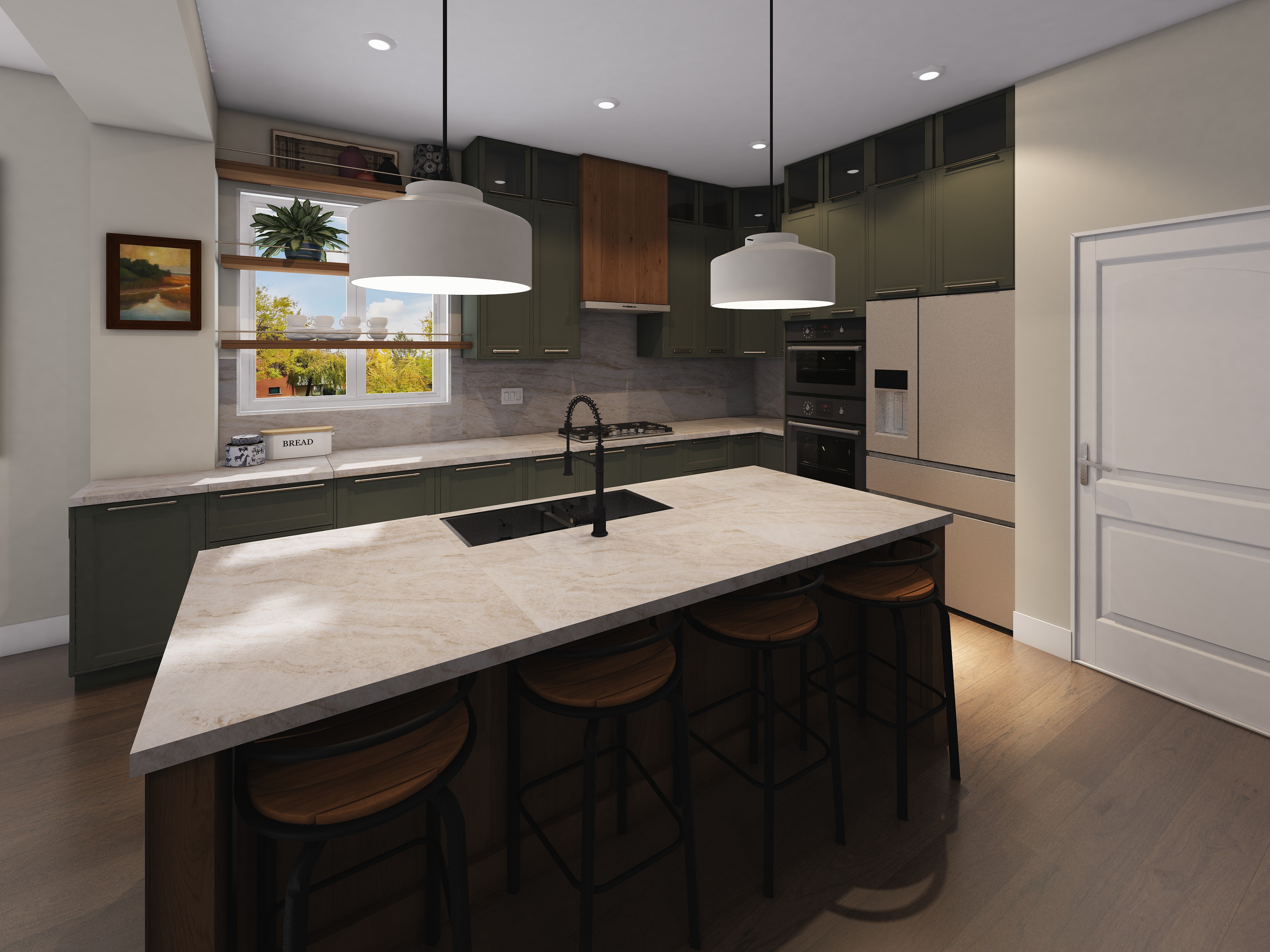 Weeden kitchen renovation render